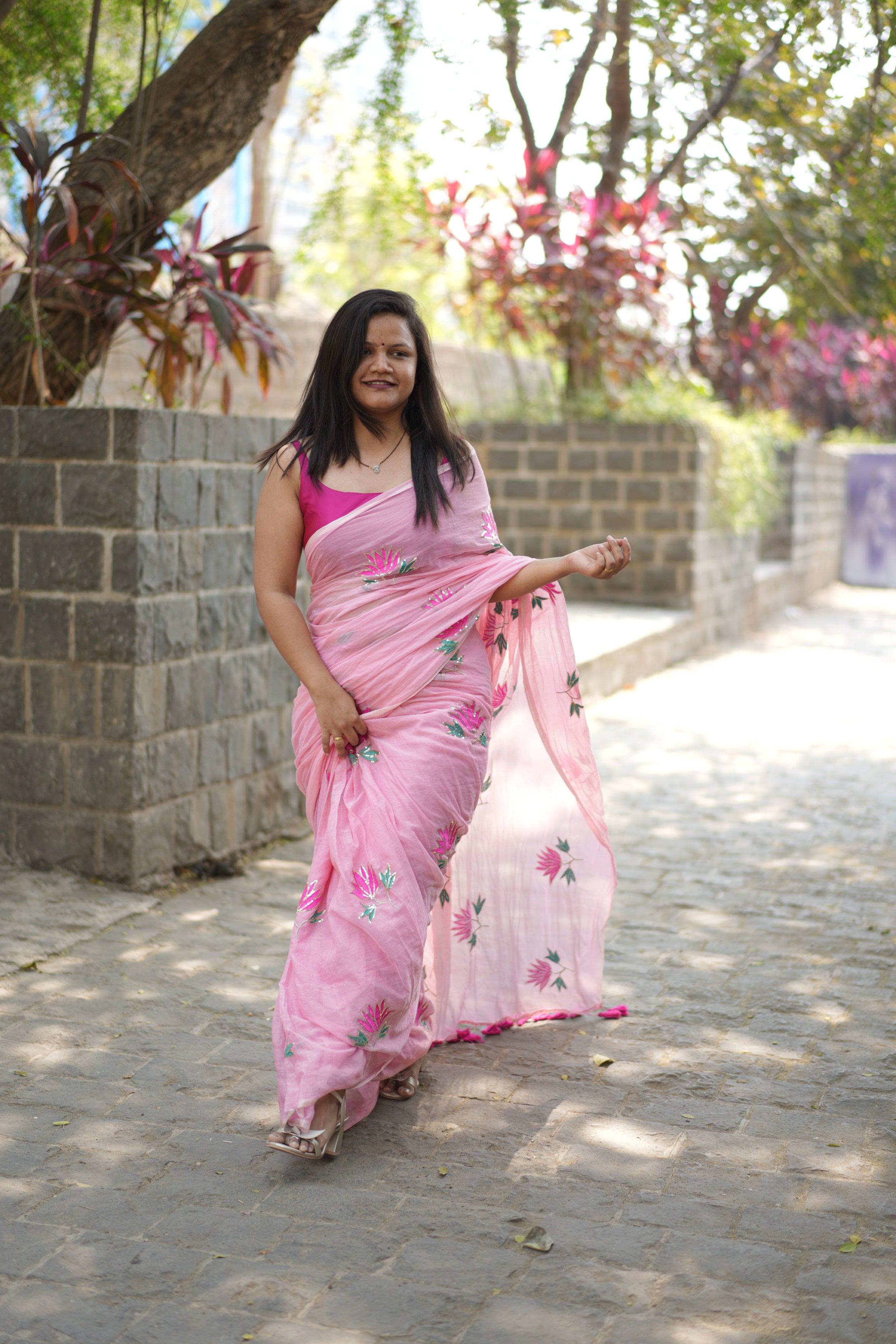 Pure Mulcotton Chameli Saree