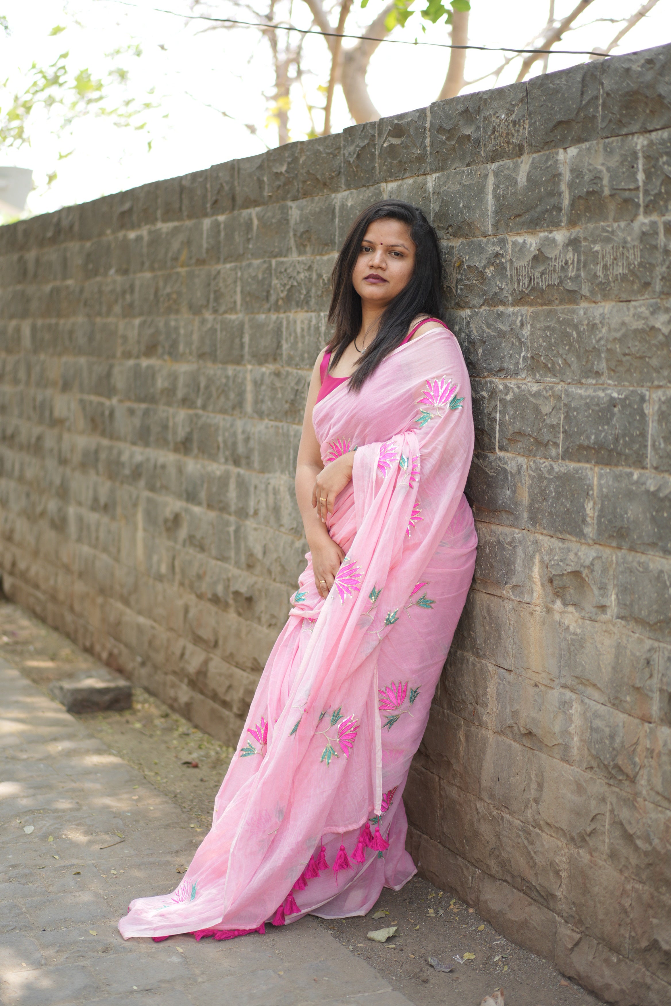 Pure Mulcotton Chameli Saree