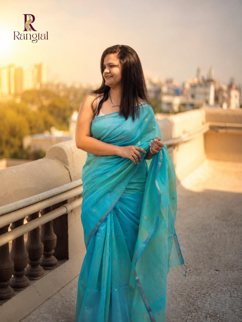 Pure Handloom Maheshwari Silk