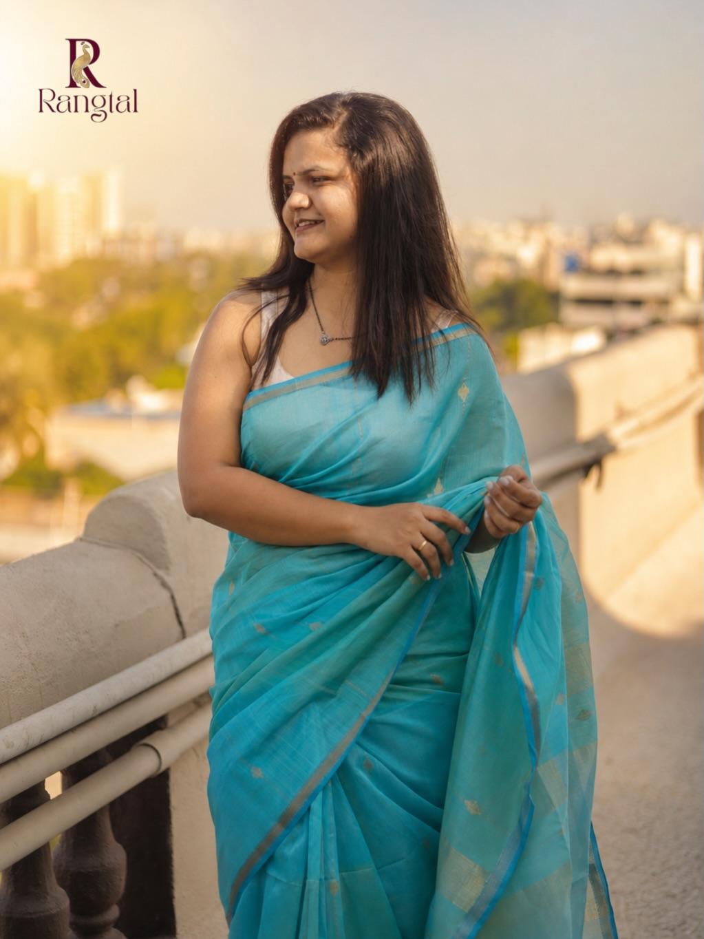 Pure Handloom Maheshwari Silk